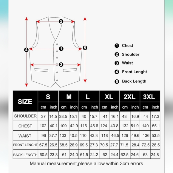 (2) M&L Sage patterned Waistcoat Vest, Tie, Handkerchief, pin & Cufflinks Set - Picture 11 of 11